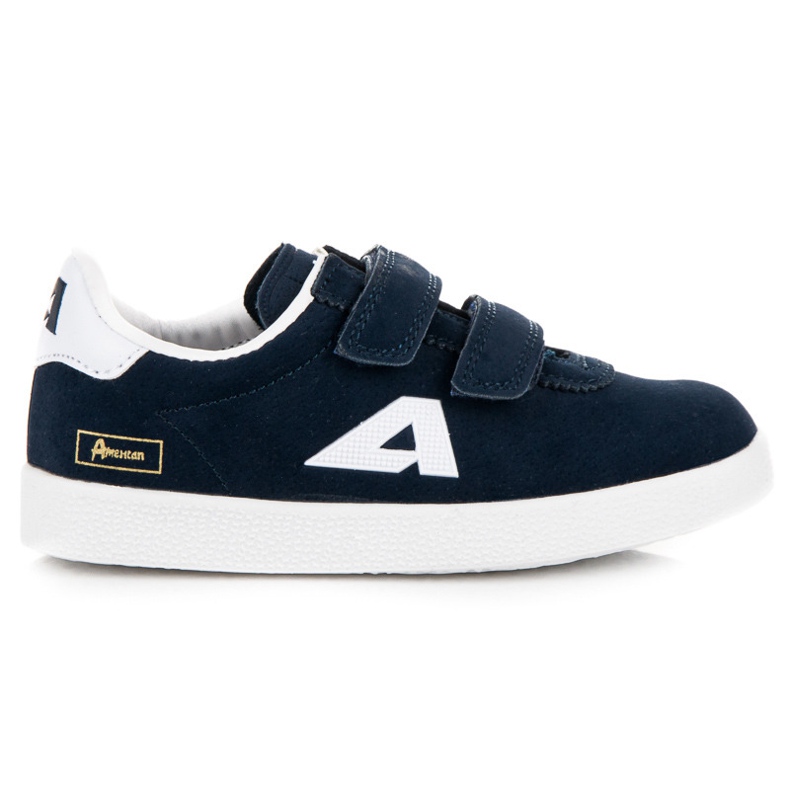 American Club Suede American Adidasi din piele albastru