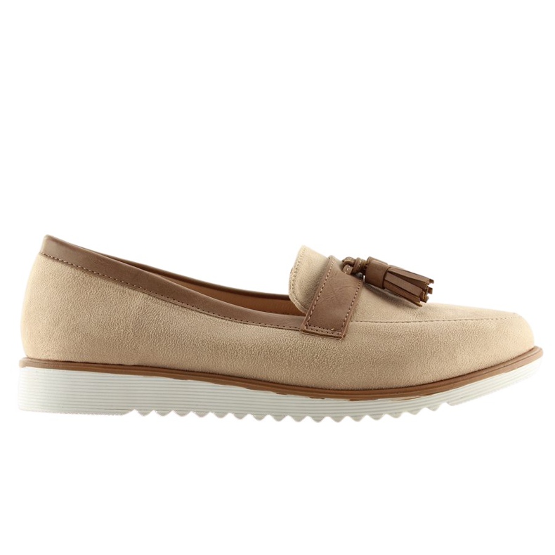 Mocasini de dama bej 9167 Bej