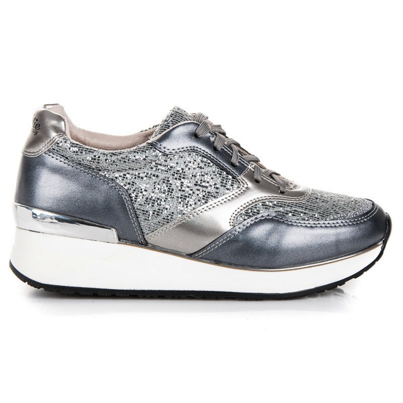 Kylie Încălțăminte sport cu sclipici gri Kylie Încălțăminte sport cu sclipici gri