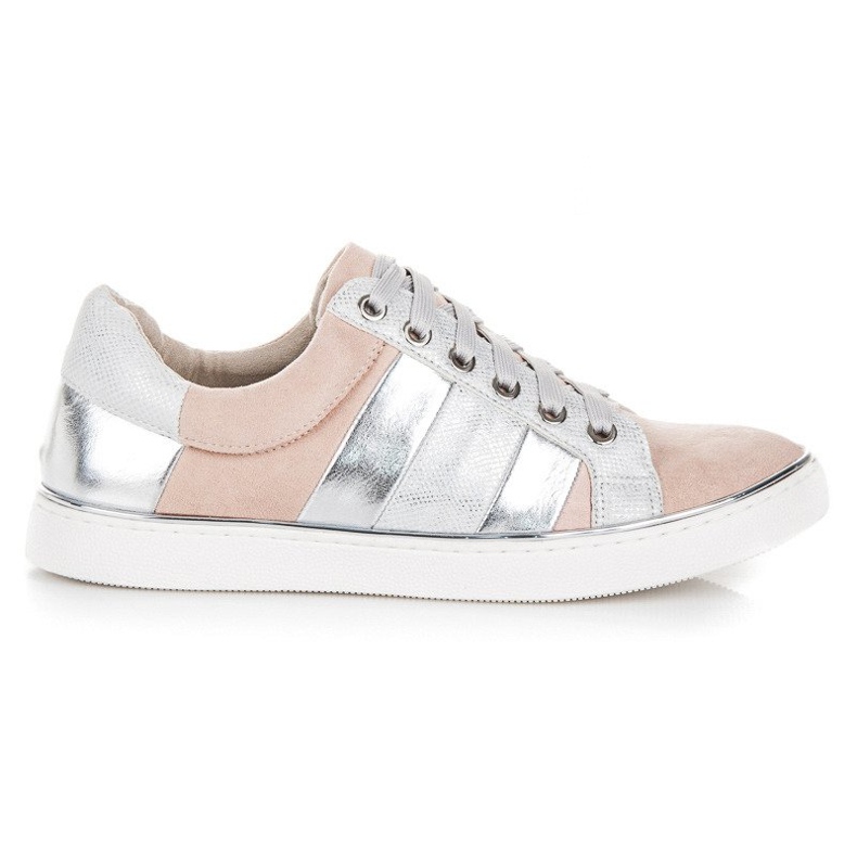 Kylie Adidași de modă legați roz gri Kylie Adidași de modă legați roz gri