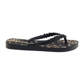 Papuci de dama Ipanema 82397 floral negru maro
