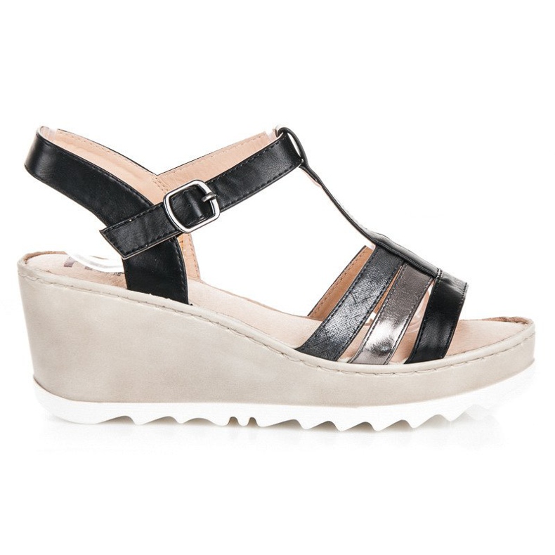 Kylie Sandale cu pană negru