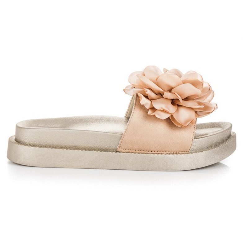 Seastar Papuci de dama Flowers galben