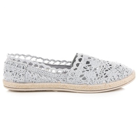 Seastar Espadrile din dantela gri
