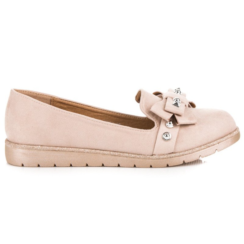 Marquiz Domnii din piele de căprioară cu arc maro