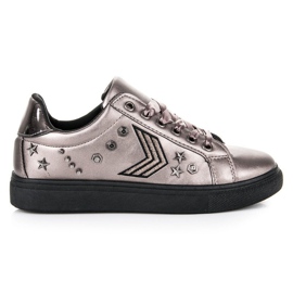 Adidași militari la modă gri multicolor roz Adidași militari la modă gri multicolor roz