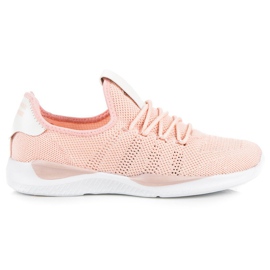 Încălțăminte sport pudră, cu slip-on roz Încălțăminte sport pudră, cu slip-on roz
