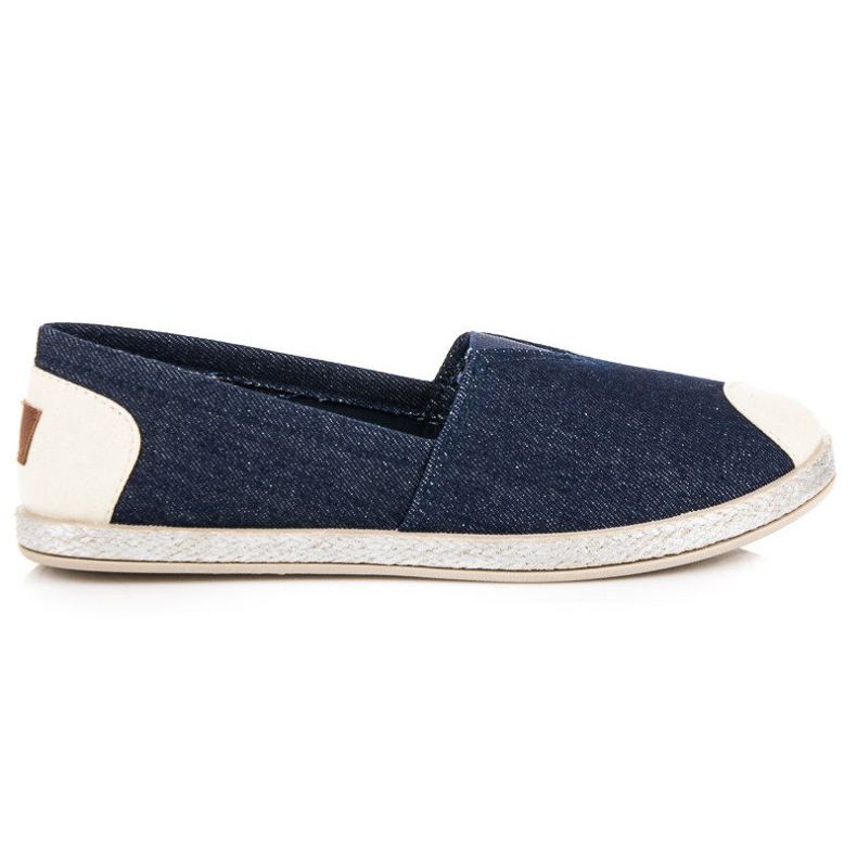 Muto Espadrile din denim albastru