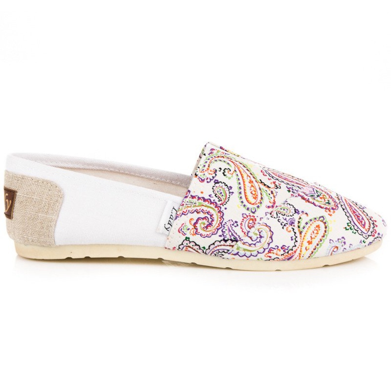 L. Day Espadrile Cu Model Etnic alb