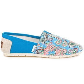 L. Day Espadrile Cu Model Etnic albastru