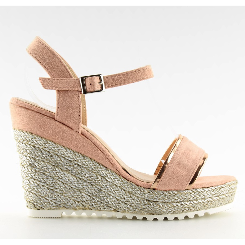 Sandale, espadrile pe pane roz 6823 Roz Sandale, espadrile pe pane roz 6823 Roz
