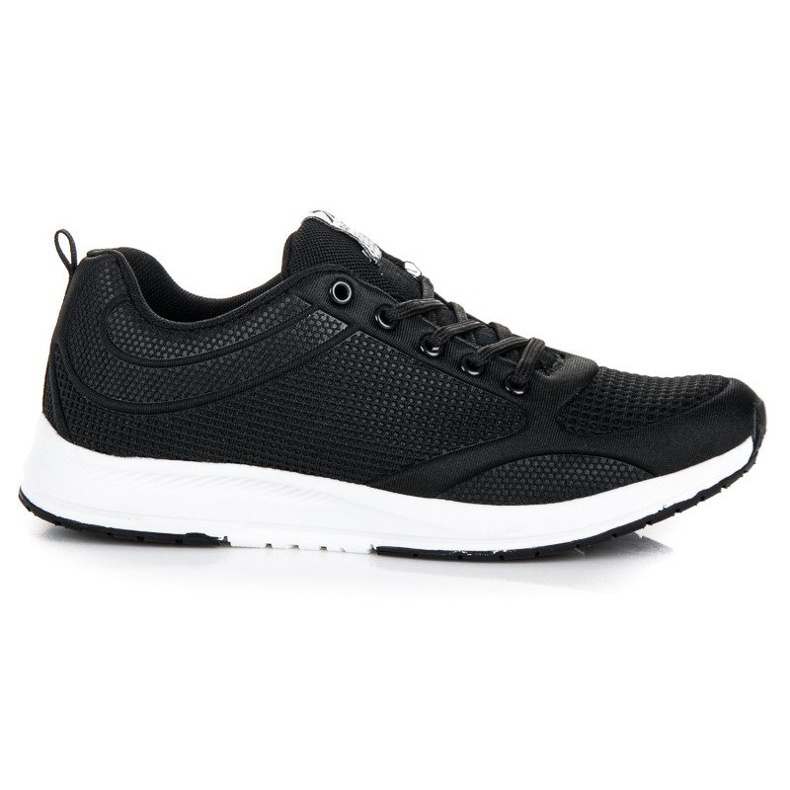 Ax Boxing Pantofi negri din material textil negru