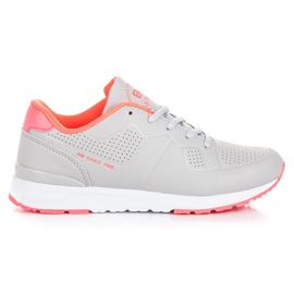 Ax Boxing Pantofi sport gri pentru femei portocale roz Ax Boxing Pantofi sport gri pentru femei portocale roz