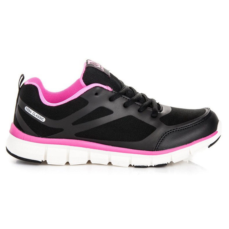 Ax Boxing Pantofi sport clasici negru roz Ax Boxing Pantofi sport clasici negru roz