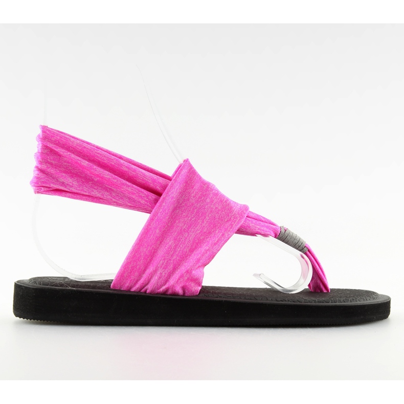 Flip-flops din bumbac roz fushia Flip-flops din bumbac roz fushia