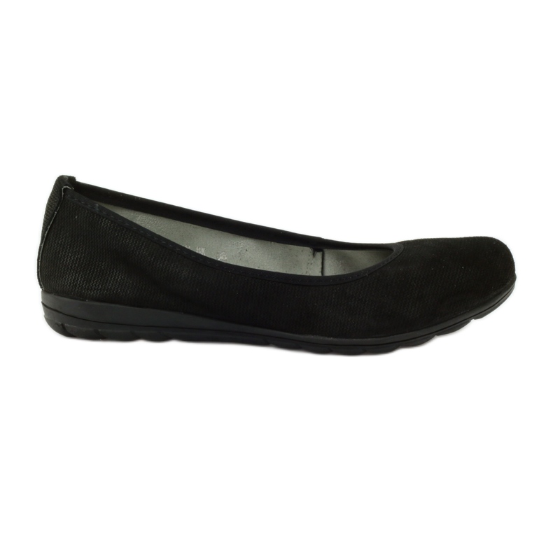 Balerini de dama din piele Filippo 024 negru