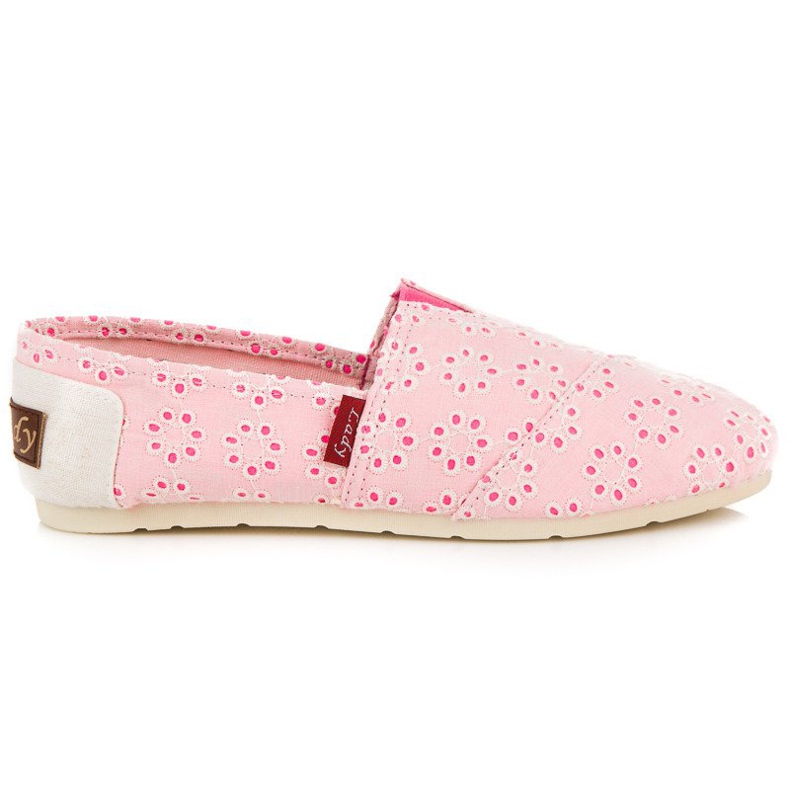 L. Day Espadrile alunecoase roz L. Day Espadrile alunecoase roz