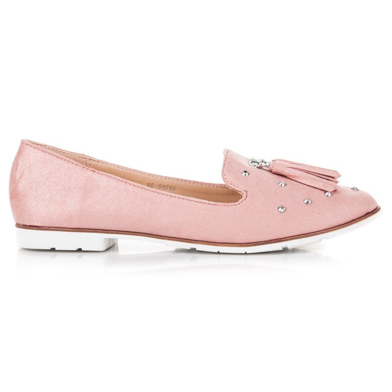 Sergio Todzi Lordi din piele intoarsa cu franjuri roz