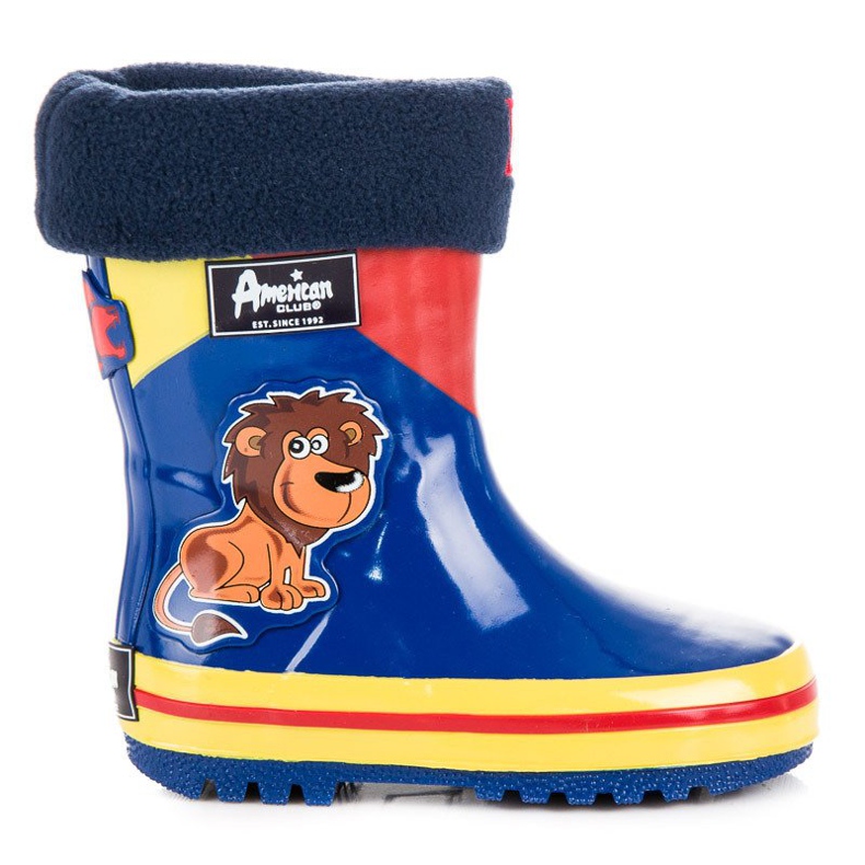 American Club Galoshes cu încălzire americană albastru