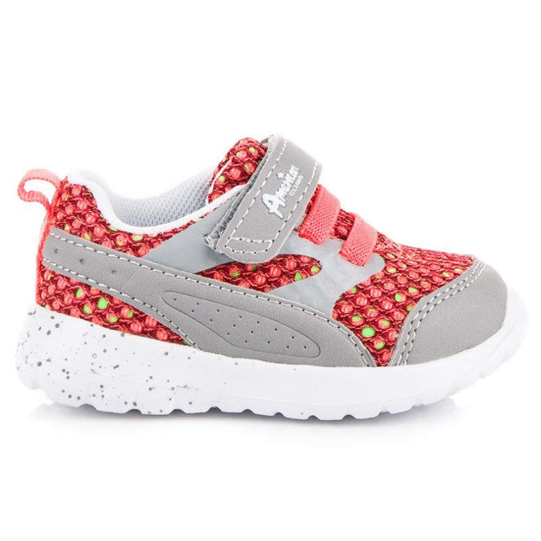 American Club Pantofi sport pe bandă elastică și americană gri