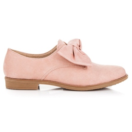 Bestelle Pantofi slip-on din piele intoarsa roz