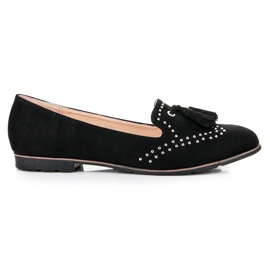 Sergio Todzi Mocasini boho negri negru Sergio Todzi Mocasini boho negri negru