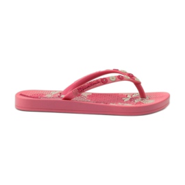 Flip-flops cu flori Ipanema 82387 roz