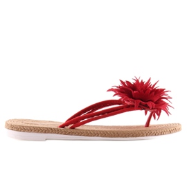 Roșu Flip-flops CK32P roșu roşu