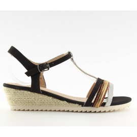 Sandale dama espadrile negru negro