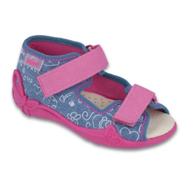 Pantofi copii Befado galbeni 242P078 roz albastru