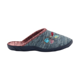 Pantofi pentru femei Befado colorate pu 235D151 albastru