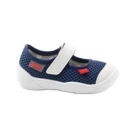 Pantofi copii Befado 209P024 albastru marin alb