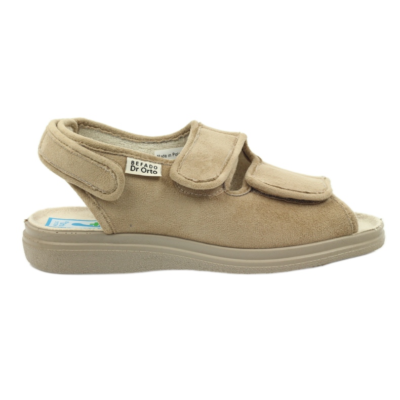 Dr.orto Befado Pantofi pentru femei PU 676D004 BEIGE bej