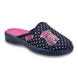 Pantofi copii Befado pu 707X370 roz albastru marin