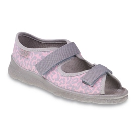 Pantofi copii Befado 969Y094 gri roz Pantofi copii Befado 969Y094 gri roz