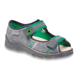 Pantofi copii Befado 969X116 verde gri