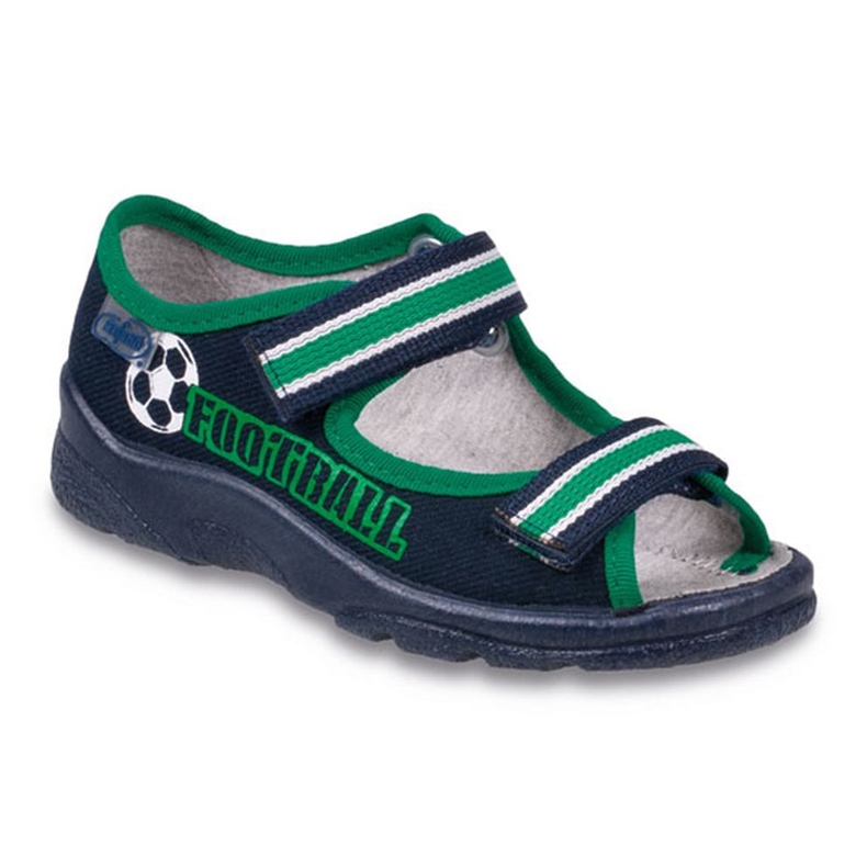 Pantofi copii Befado 969X078 albastru marin verde