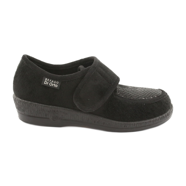 Dr.orto Befado pentru femei Pantofi Velcro Pu 984D012 Negru