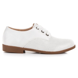 Renda Pantofi eleganti pe legare alb