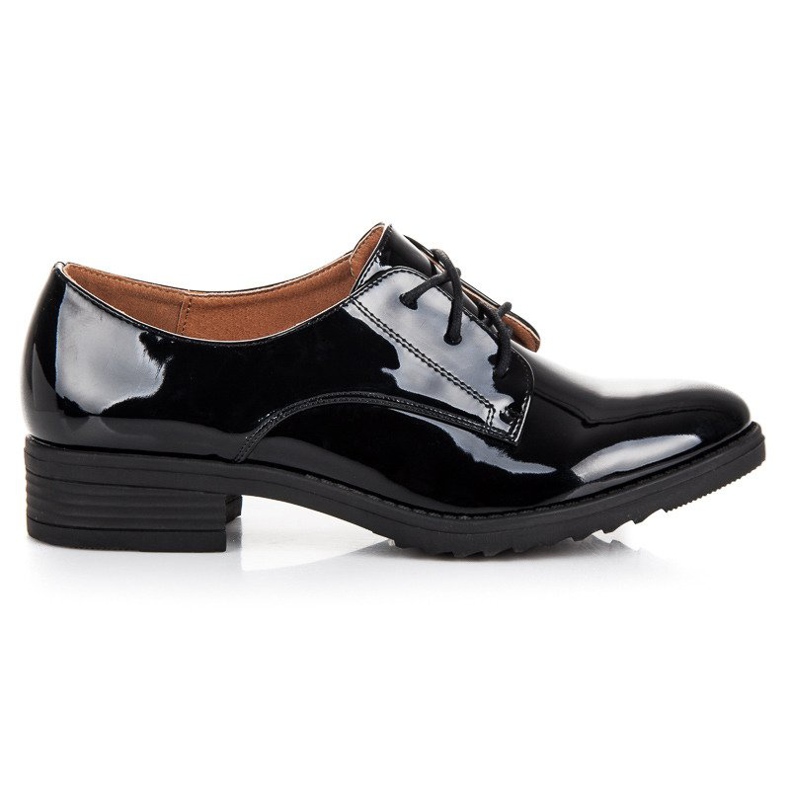 Lovery Pantofi eleganti lacuiti negru