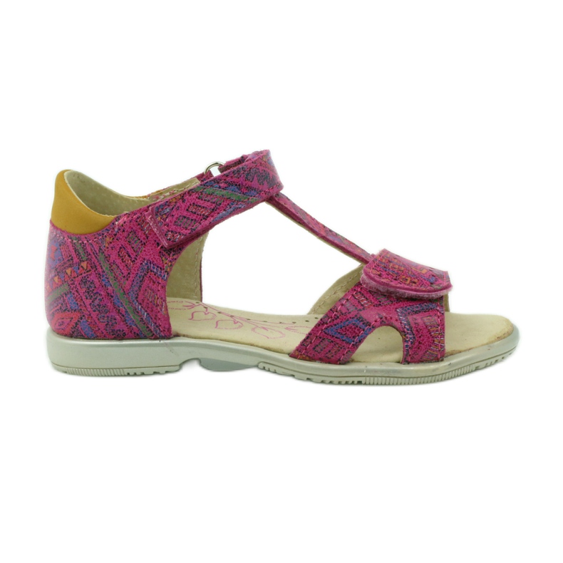 Sandale cu velcro model aztec Ren But 3296 roz Sandale cu velcro model aztec Ren But 3296 roz
