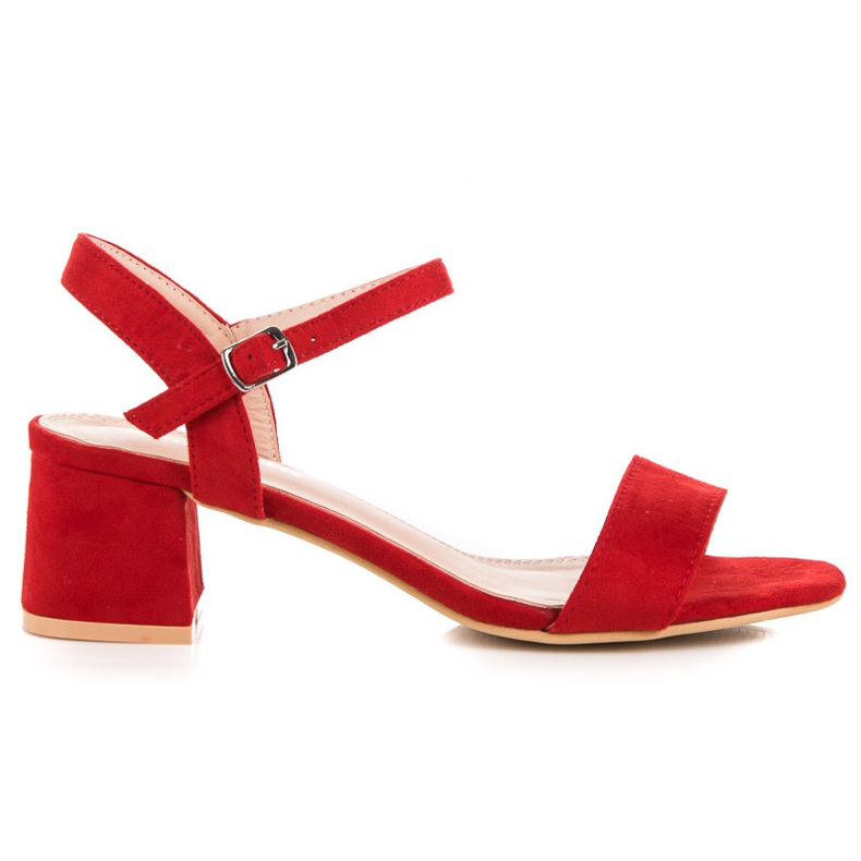 Renda Sandale cu toc înalt roșu