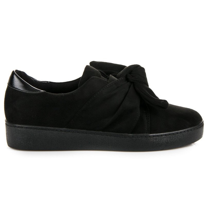 Bestelle Tenisi slip-on cu fundita negru