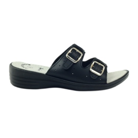 American Club Papuci medicali confortabili americani 2/2018 negru