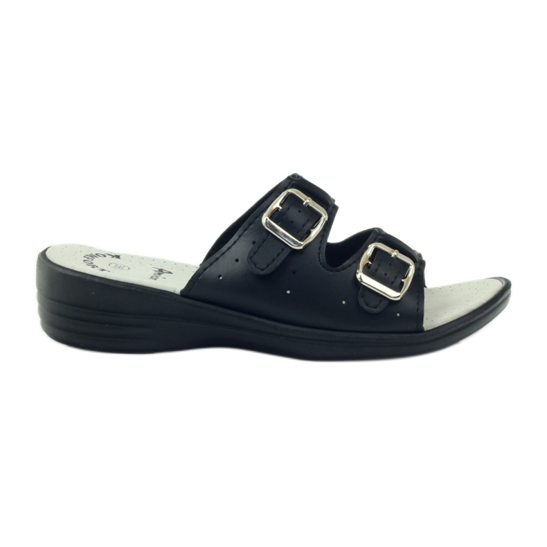 American Club Papuci medicali confortabili americani 2/2018 negru