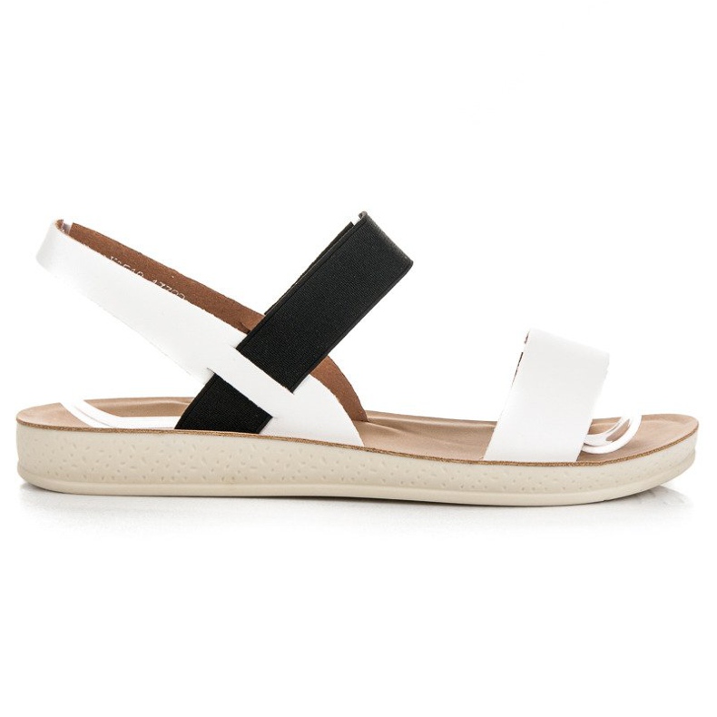 Sandale cu un cauciuc vinceza alb