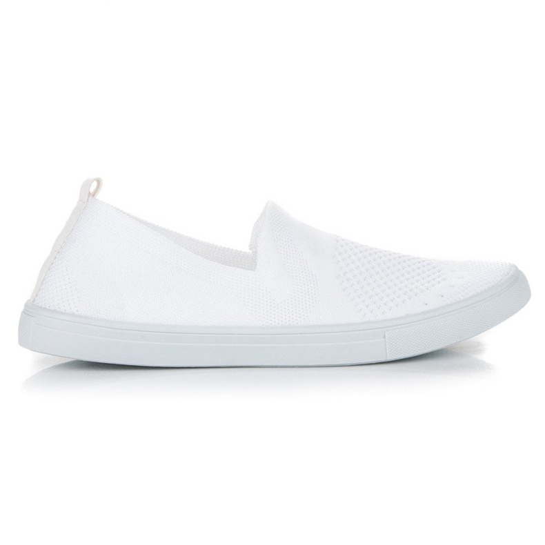 Tenisi slip-on din material textil Mckeylor alb