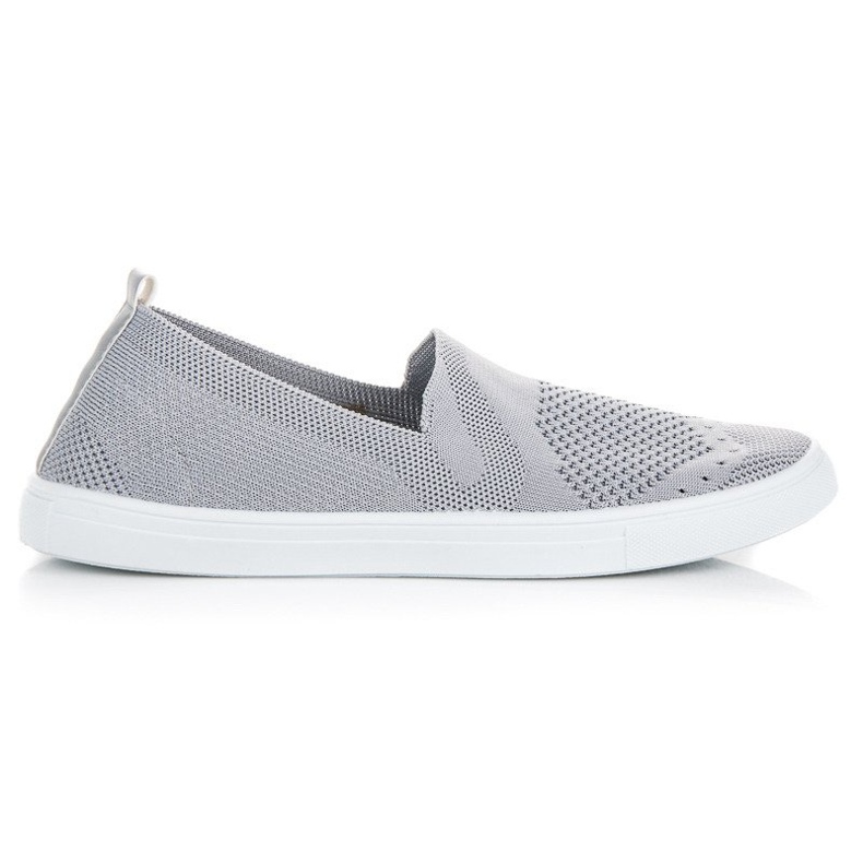 Tenisi slip-on din material textil Mckeylor gri