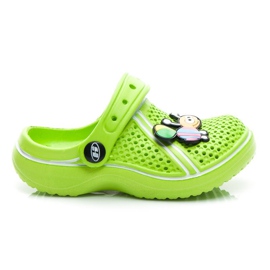 Hasby Papuci A'LA crocsy verde