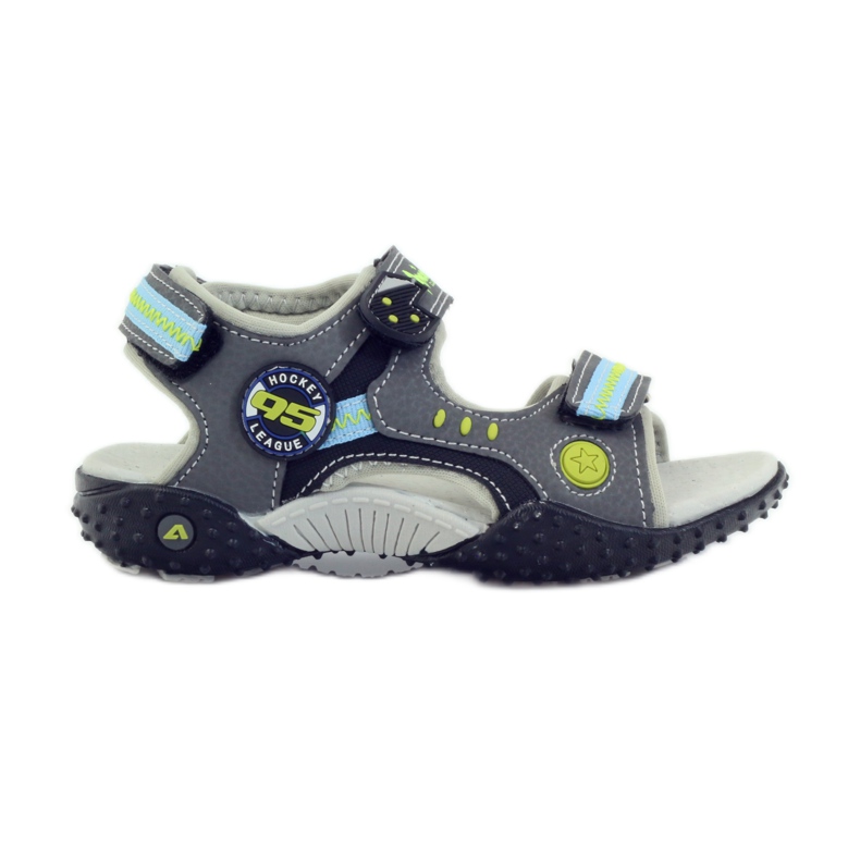 American Club Inserție din piele americană 1718 gri albastru negru